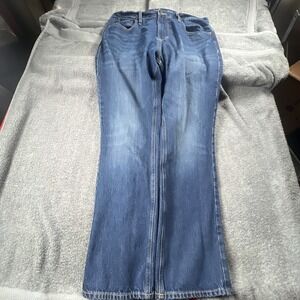 Old Navy Men's 36x32 Denim Jeans Straight Leg Blue Zipper Pockets Casual